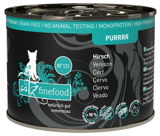 Catz Finefood Purrrr N.121 jeleń - monobiałkowa karma dla kota - Image 1