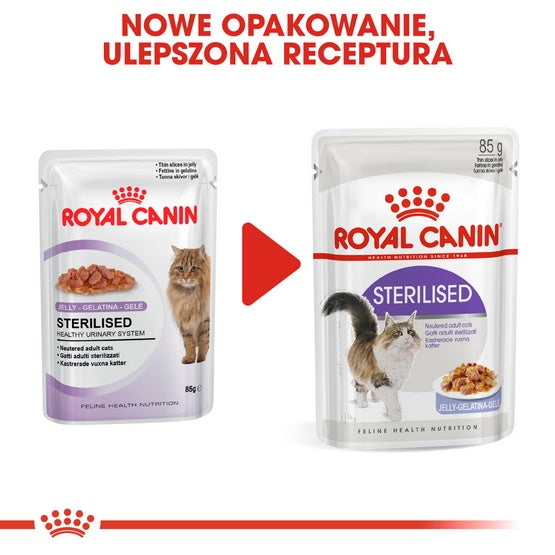 Royal Canin Sterilised w galaretce karma mokra dla kotów dorosłych, sterylizowanych saszetka 85g - Image 3