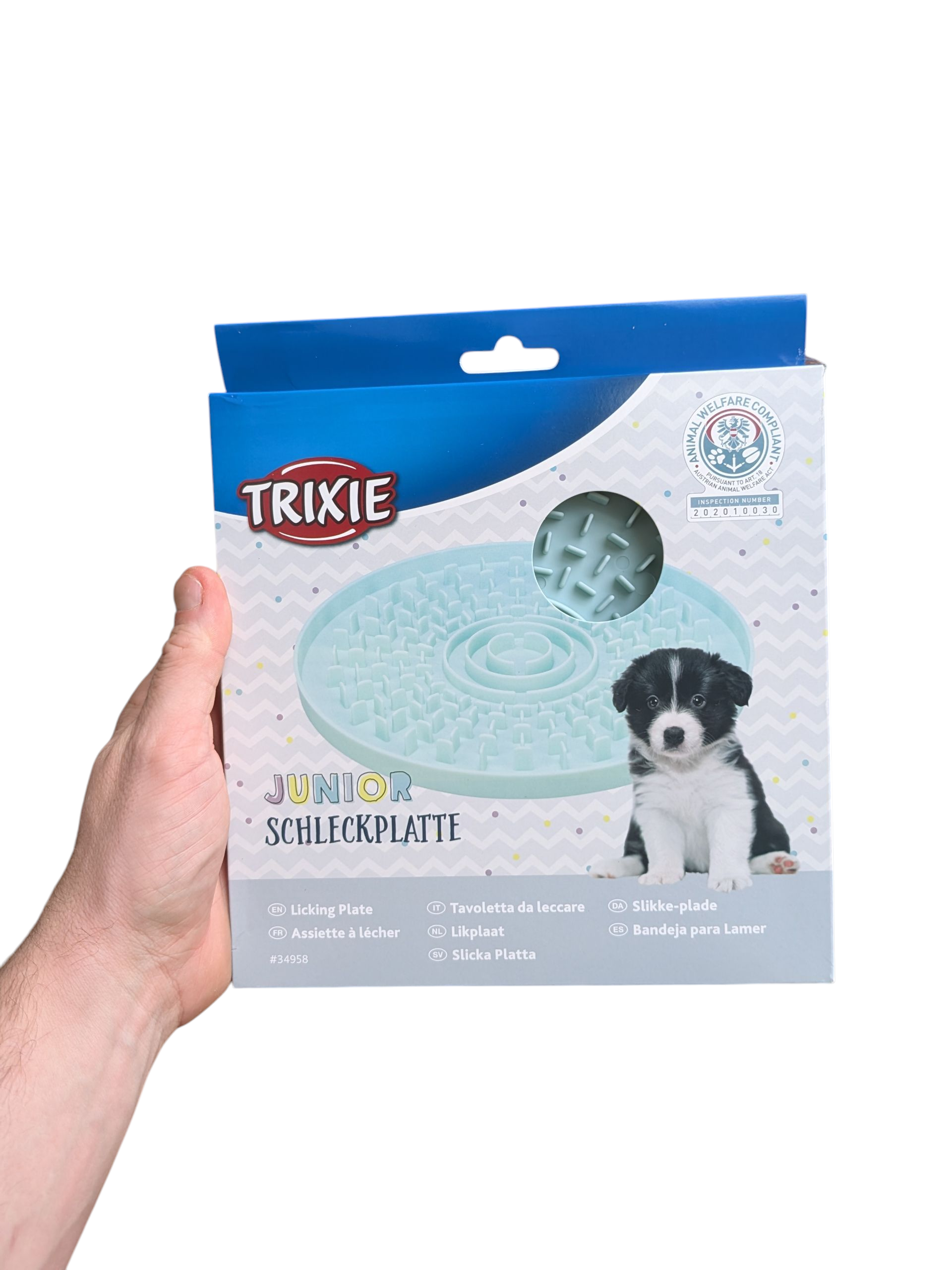 Trixie Junior Licking Mat Mint Green - 21 x 21 cm - Image 2