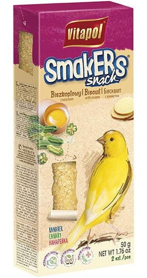 Vitapol Smakers dla kanarka – biszkopt z sezamem 2szt [2515]
