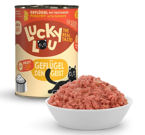Lucky Lou Lifestage Adult Drób puszka 400g - Image 2