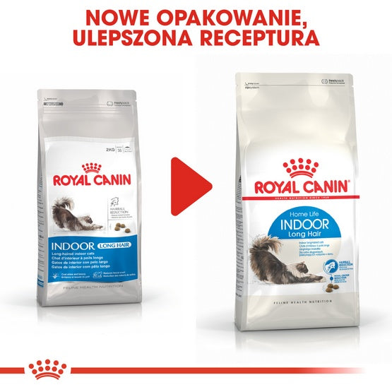 Royal Canin Indoor Long Hair karma sucha dla kotów dorosłych, długowłose, przebywających wyłącznie w domu 2kg - Image 3
