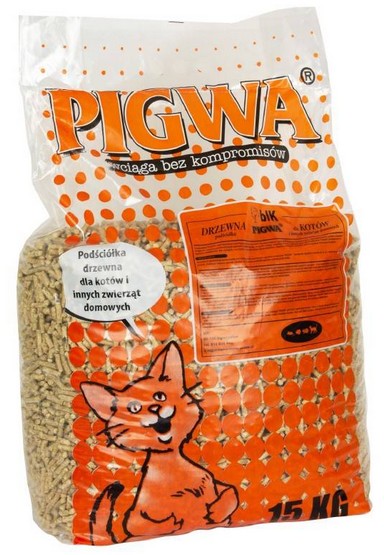 Pigwa drzewna – podściółka dla kotów i gryzoni – żwirek drewniany 15kg