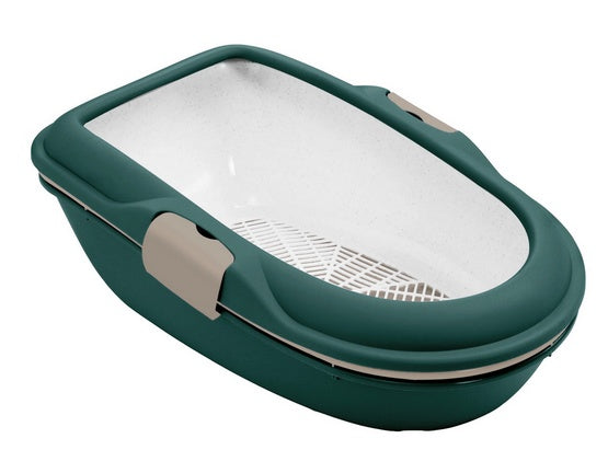 Stefanplast Kuweta Furba z sitkiem zielono-brązowa [97764] - Image 1