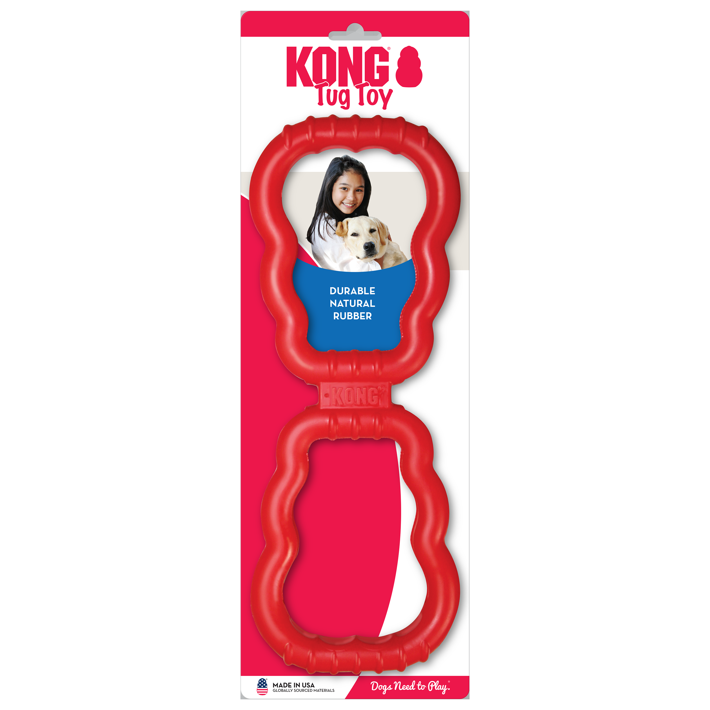 KONG Tug Red - Image 1