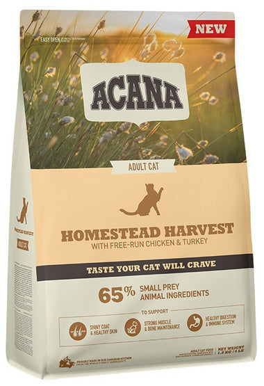 Acana Homestead Harvest Cat & Kitten - wysokomięsna karma z drobiem 1,8 kg - Image 3