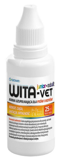 Wita-Vet Junior + Adult dla kota i psa krople 25ml - Image 1