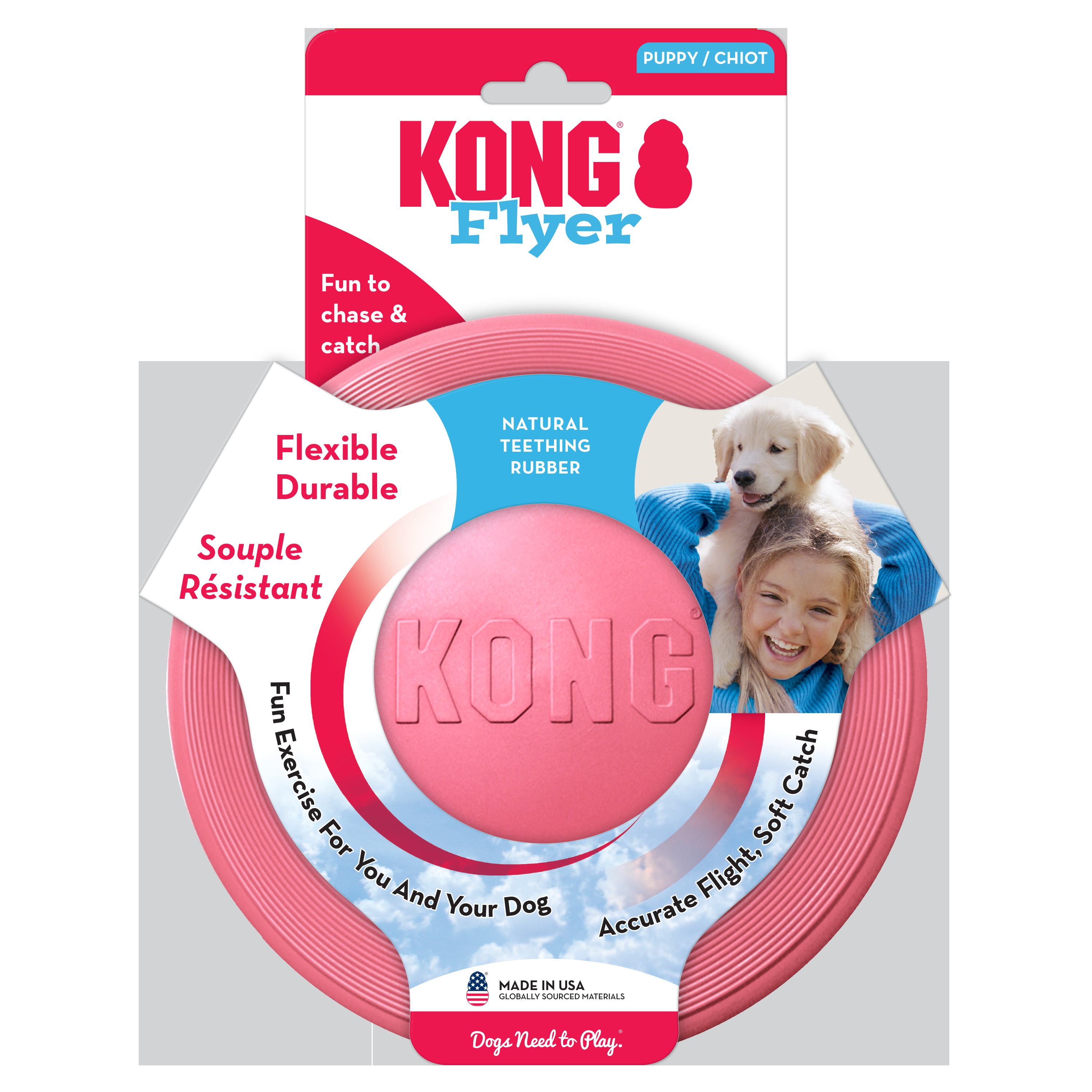 KONG Puppy Flyer /Pink - Image 2