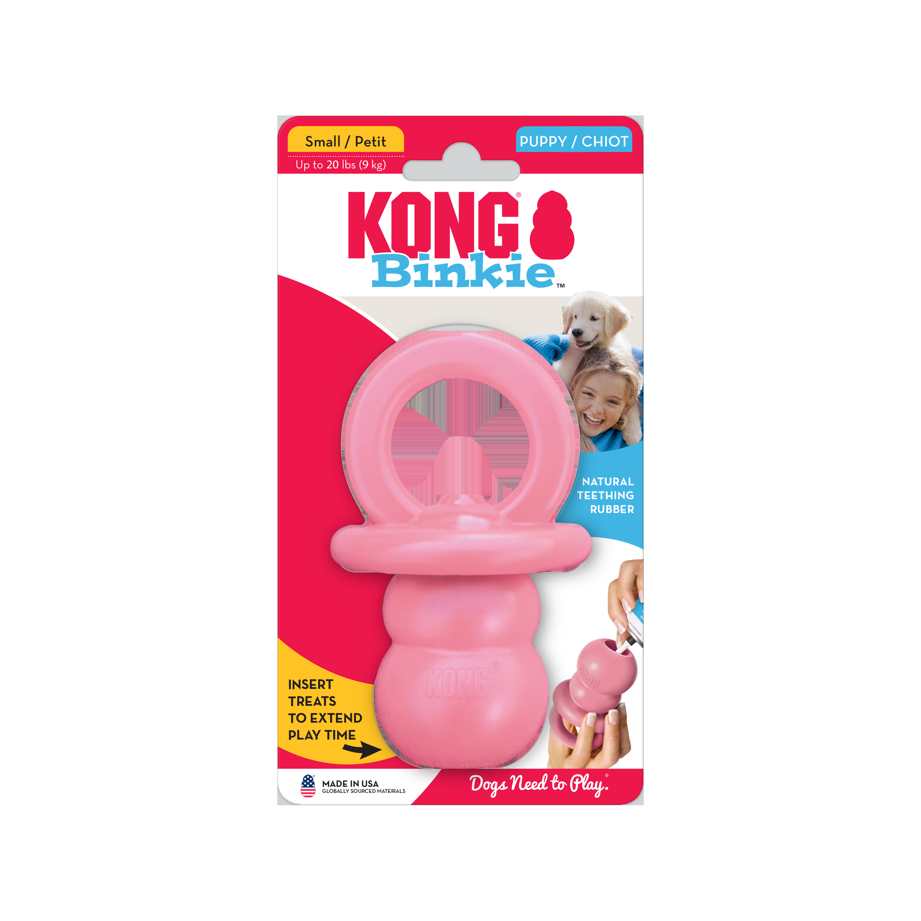KONG Puppy Binkie /Pink - Image 2