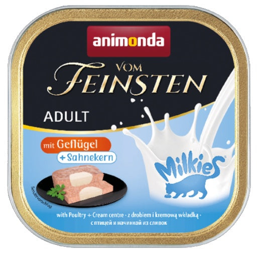 Animonda vom Feinsten Milkies Cat drób + sos kremowy - mleczny sos dla wybrednych kotów - Image 1
