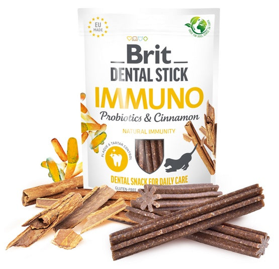 Brit Dental Stick Immuno Probiotics & Cinnamon 251g - Image 1