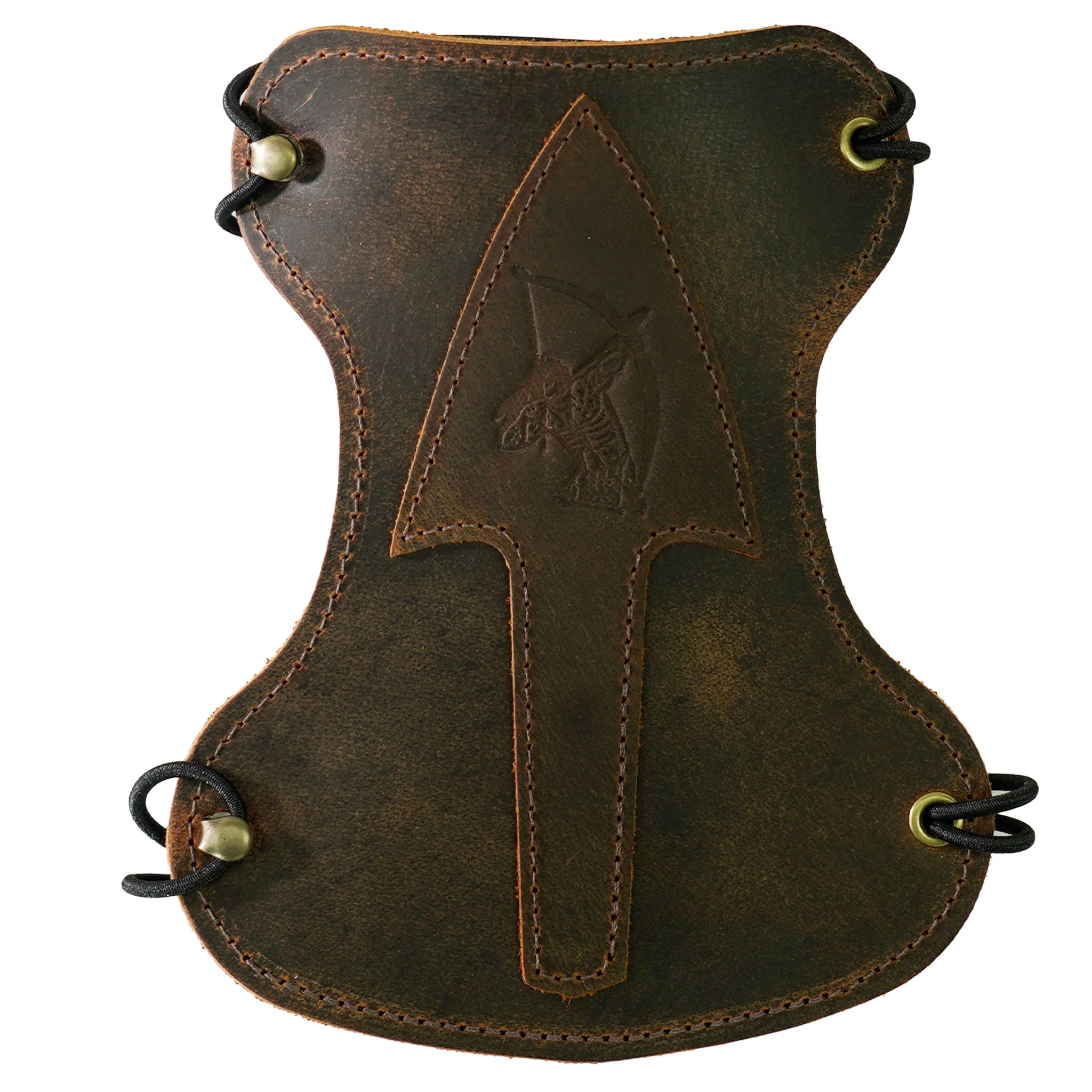 Serious Archery Arrowhead Armguard Brown Leather – Standard