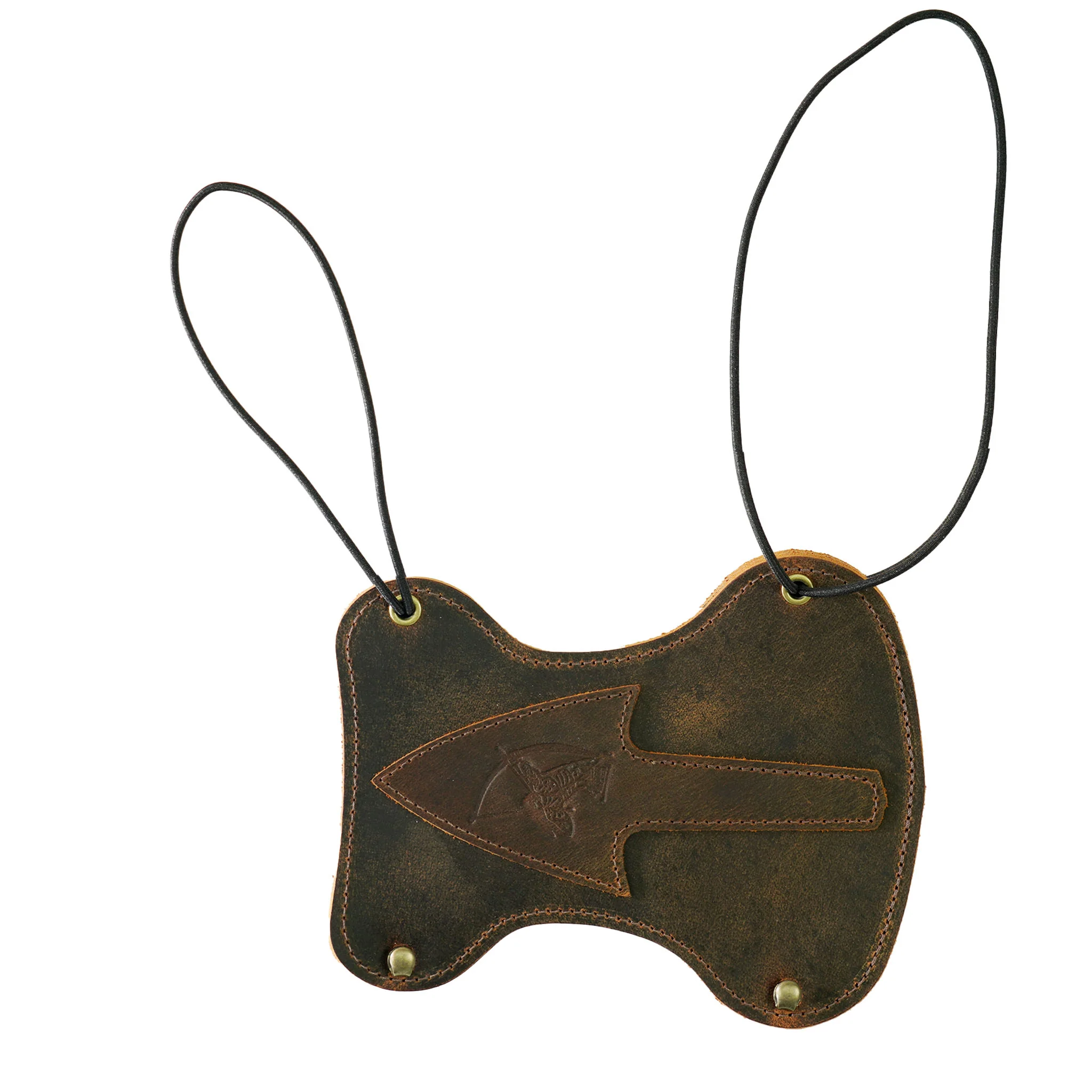 Serious Archery Arrowhead Armguard Brown Leather - Standard - Image 3
