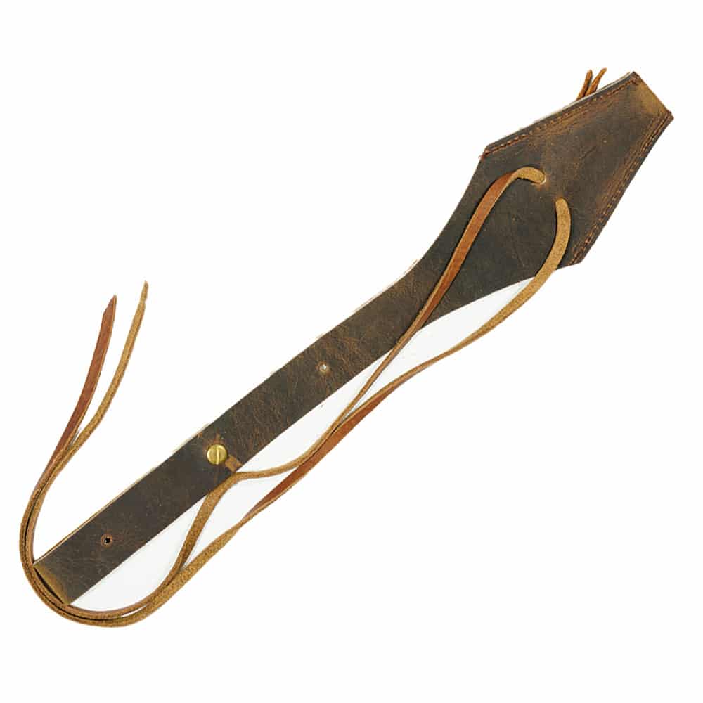 Serious Archery Traditional Bow Holster – Leather Belt Mount
