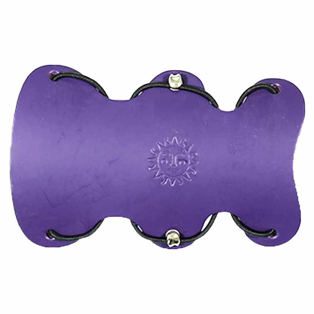 Serious Archery Kids and Youth Purple Leather Armguard for Bow Hunting - Image 1