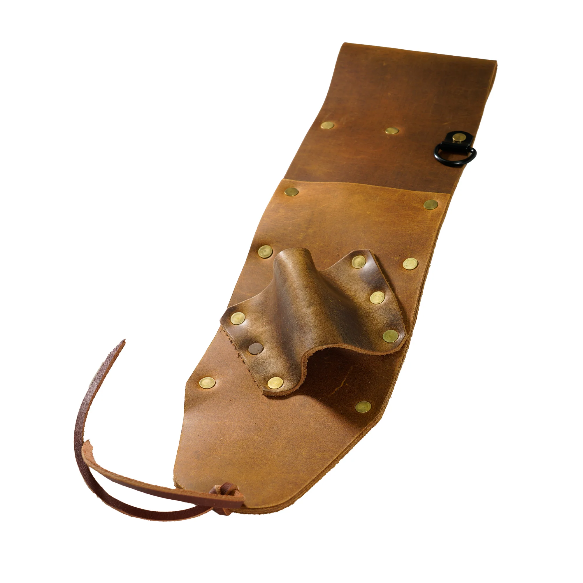 Serious Detecting Brown Leather Left-Sided Pinpointer Sheath - Image 2