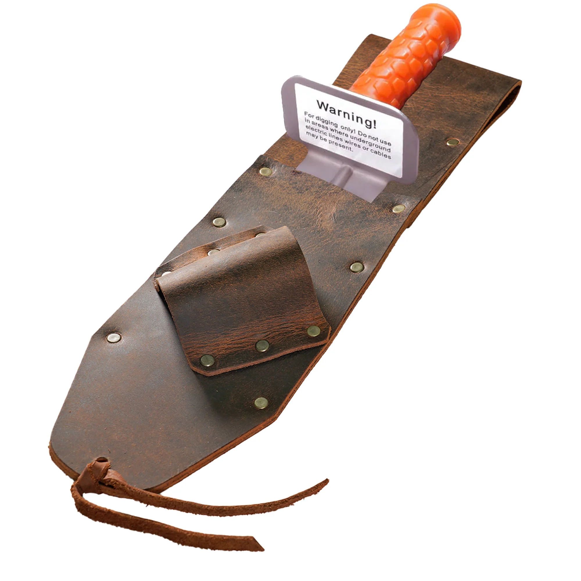 High Quality Brown Leather Sheath Right Sided & Quest Diamond Right Digger - Image 2