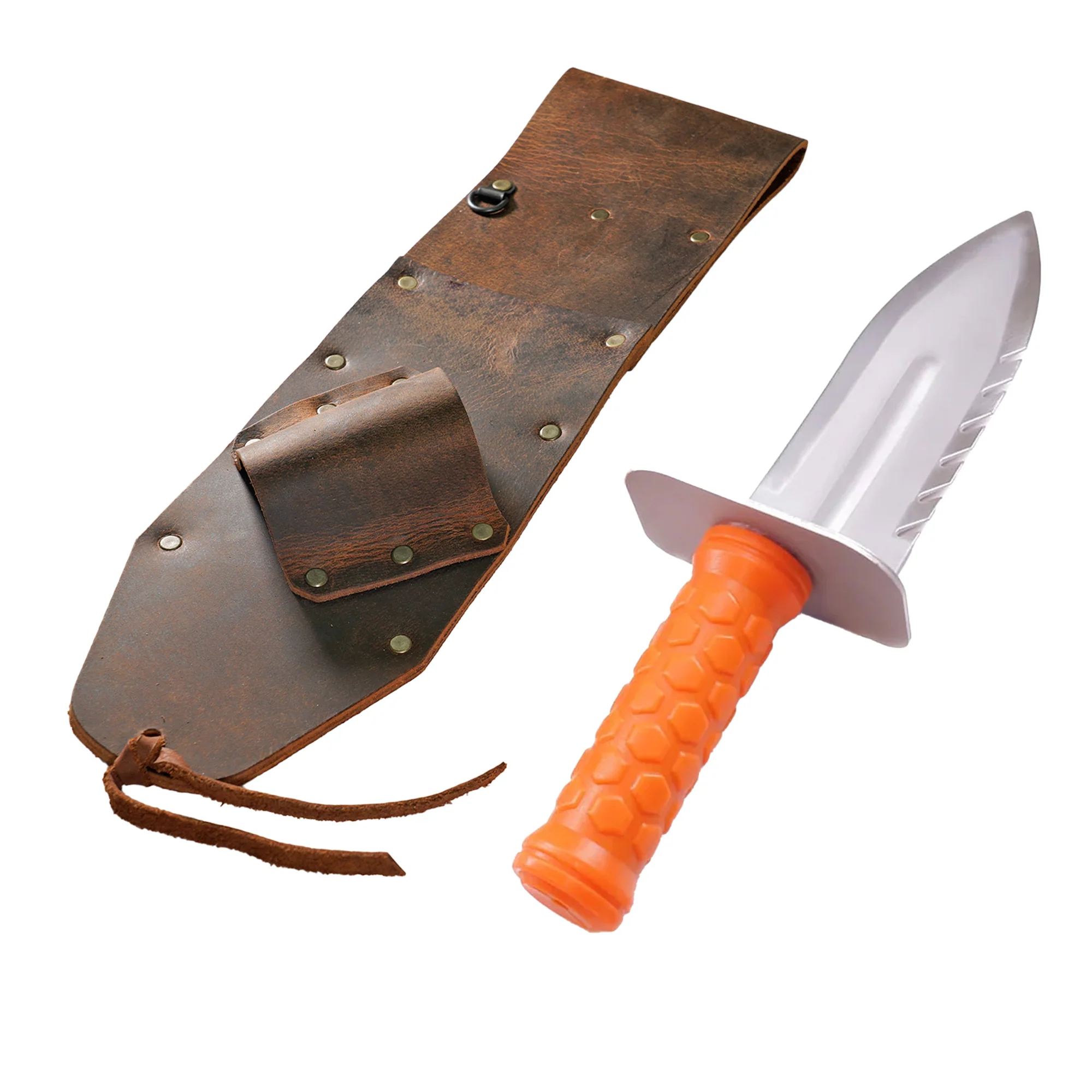 High Quality Brown Leather Sheath Right Sided & Quest Diamond Right Digger - Image 1