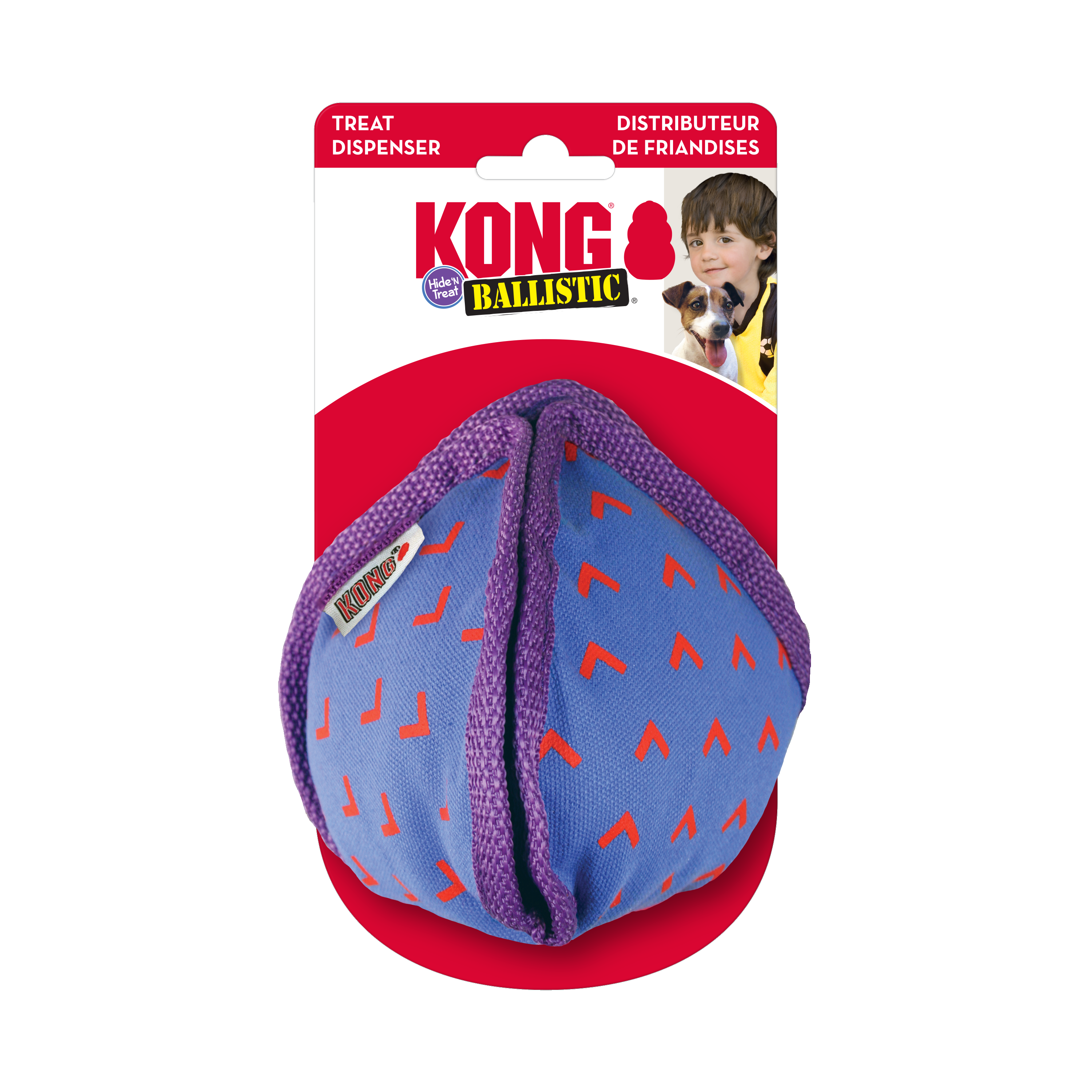 KONG Ballistic Hide 'N Treat Assorted - Image 1