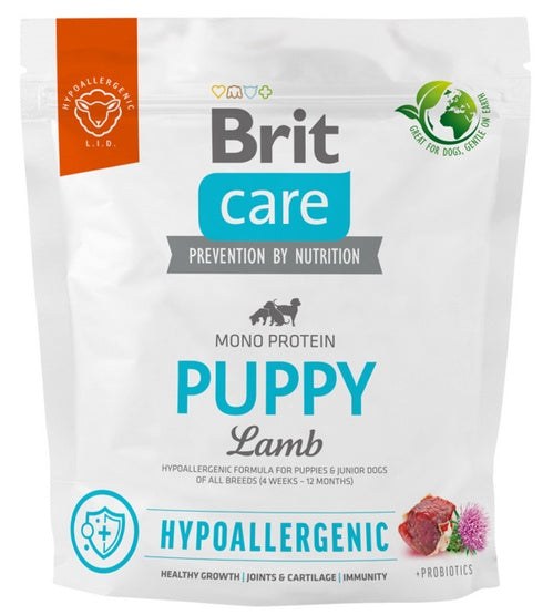 Brit Care Hypoallergenic Puppy Lamb 1kg - Image 1
