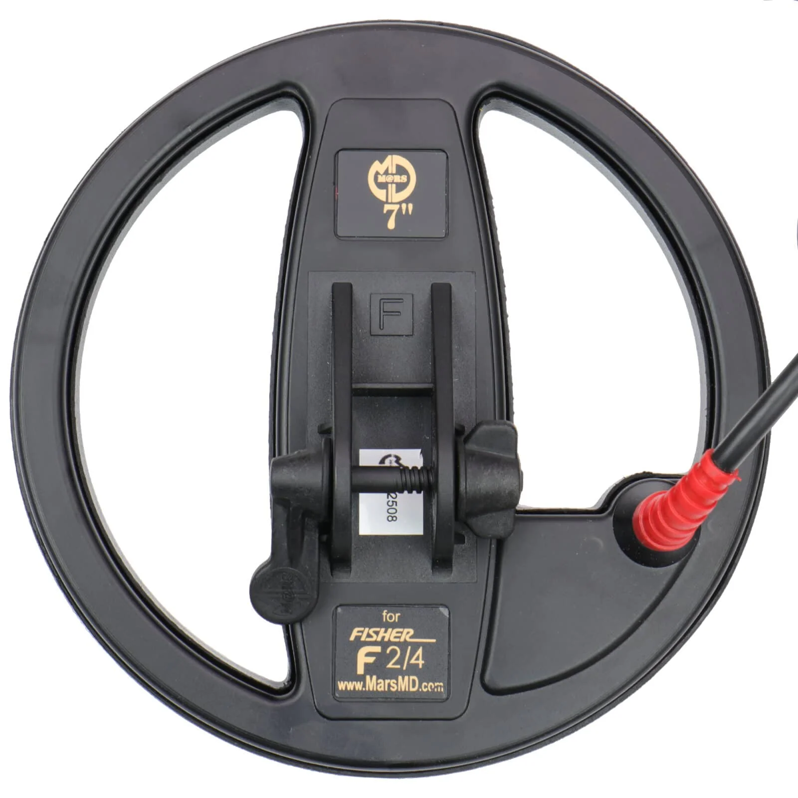 Mars Lion 7" DD Waterproof Search Coil for Fisher F2 & F4 Metal Detectors - Image 1
