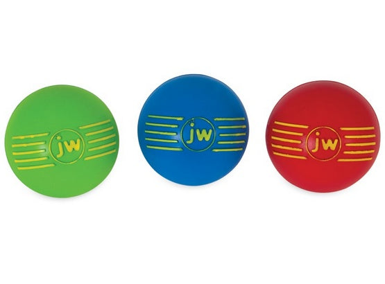 JW pet isqueak ball medium - gumowa piłka z piszczałką i waniliowym aromatem - 7,5 cm - Image 1