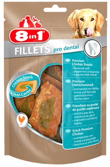 8in1 Fillets Pro Dental – przekąska na świeży oddech 80g