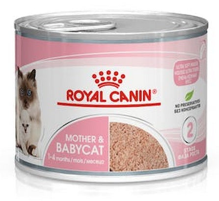 Royal Canin Mother & Babycat Mousse karma mokra - mus dla kociąt i kotek karmiących puszka 195g - Image 1