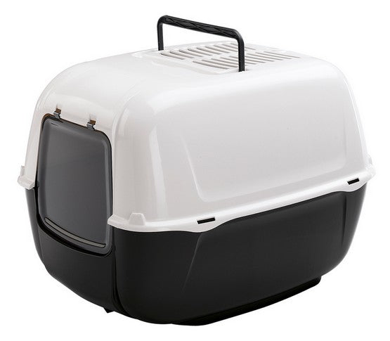 Ferplast Prima New Toaleta dla kota biało-czarna[72053799EL] - Image 1