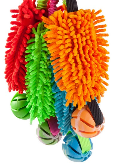 Dingo zabawka dla psa - mop bungee z piłką pływającą różowy - Image 3