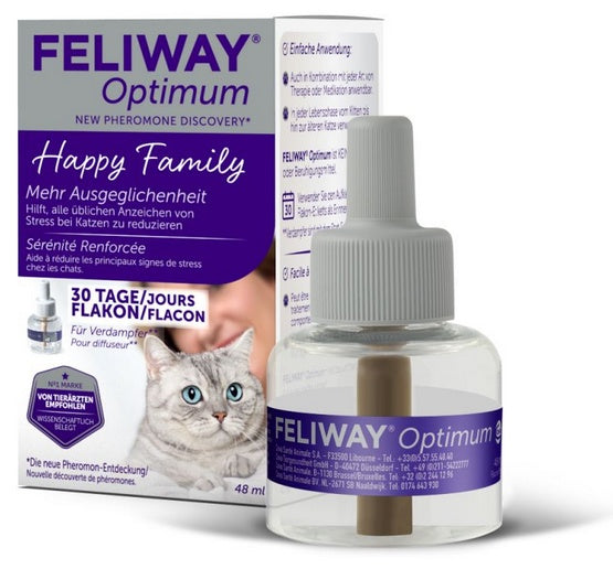 Feliway Optimum - kocie feromony Wkład uzupełniający 48ml (30 dni) - Image 1