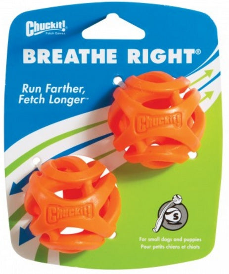 Chuckit! Breathe right ball small 2pak - ażurowa piłka ułatwiająca oddychanie podczas aportu - Image 1