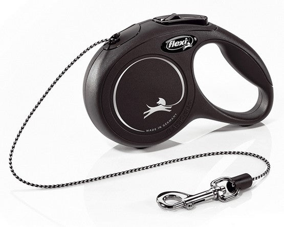 Flexi New Classic Smycz linka XS 3m czarna [FL-2429] - Image 1
