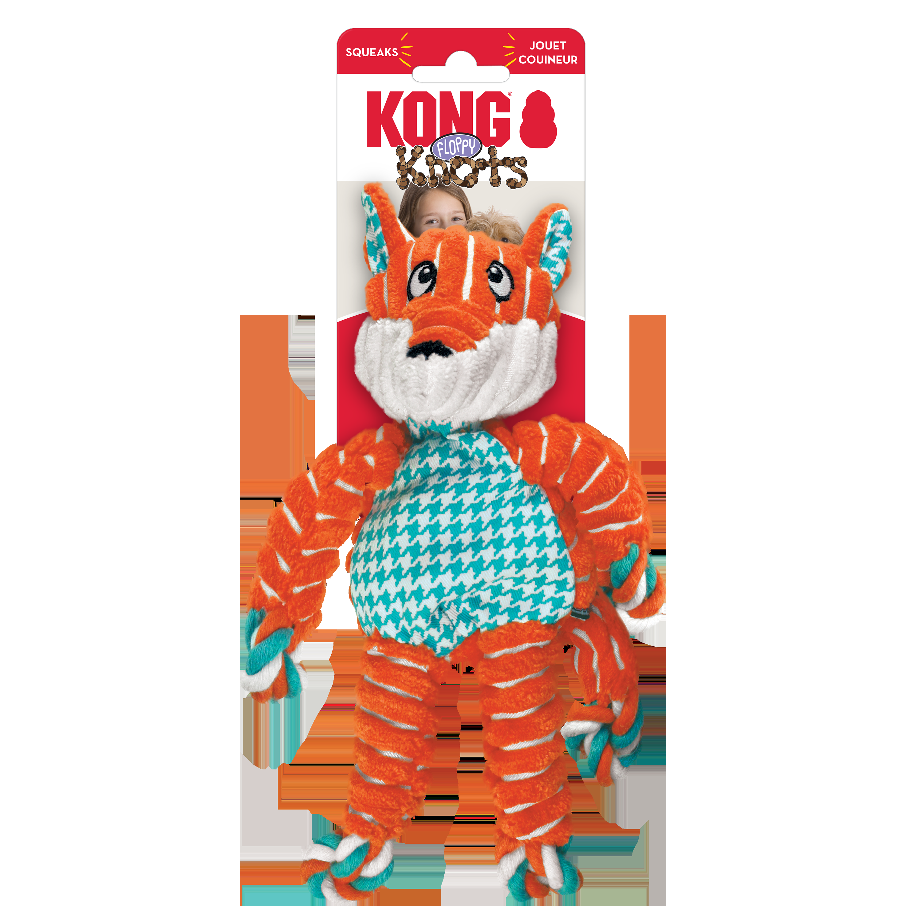 KONG Floppy Knots Fox - Image 2