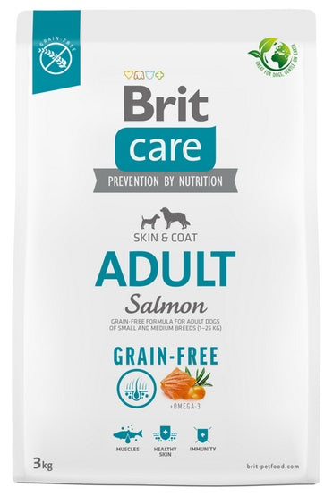 Brit Care Grain Free Adult Small & Medium Salmon 3kg - Image 2