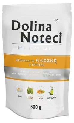 Dolina Noteci Premium Pies Kaczka i dynia saszetka 500g - Image 1
