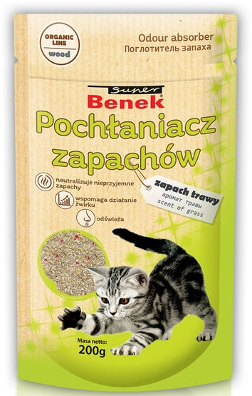 Super Benek Pochłaniacz zapachów – zapach trawy 200g