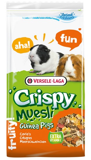 Versele-Laga Crispy Muesli Guinea Pig - pokarm dla świnki morskiej 3,15kg (2,75+0,4kg gratis) - Image 2