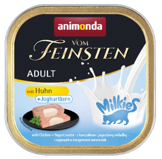Animonda vom Feinsten Milkies Cat kurczak + jogurt – sos jogurtowy dla wybrednych kotów