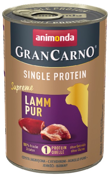 Animonda GranCarno Single Protein Jagnięcina puszka 400g - Image 2