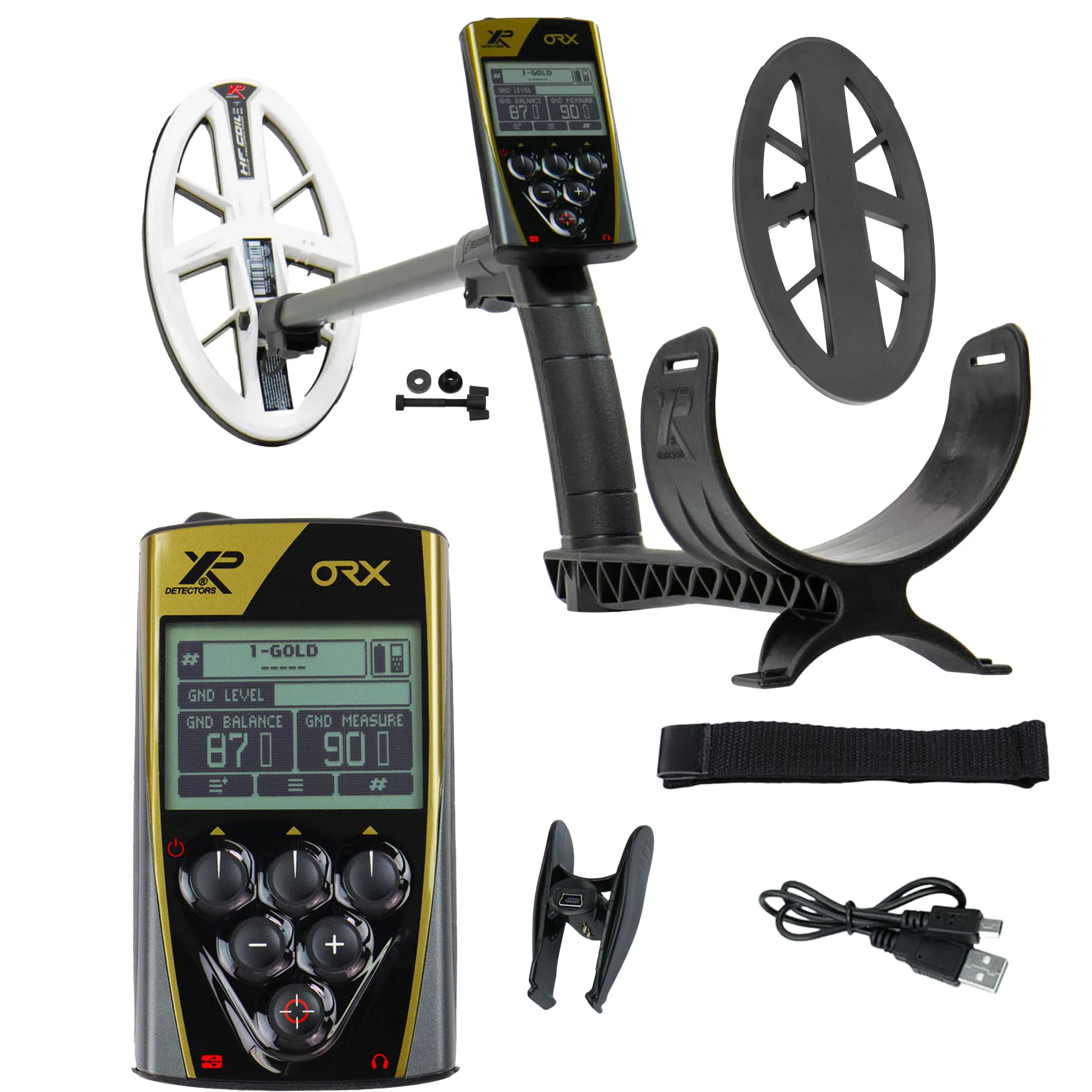 XP ORX Metal Detector with 9.5″ Elliptical DD High Frequency Waterproof Coil