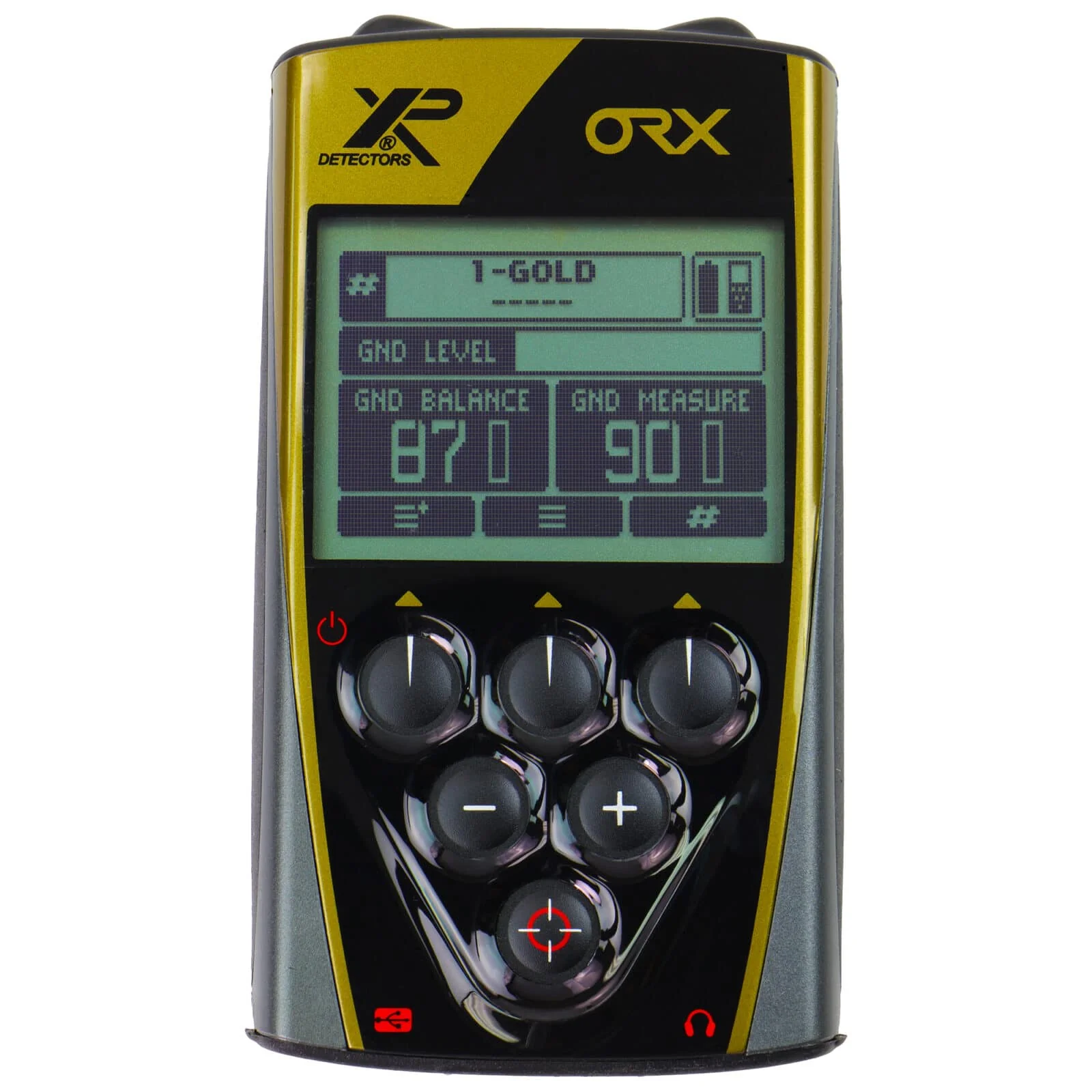 XP ORX Metal Detector Wireless Metal Detector with Back-lit Display + FX-02 Wired Backphone Headphones + 11" X35 Search Coil (Open Box) - Image 2