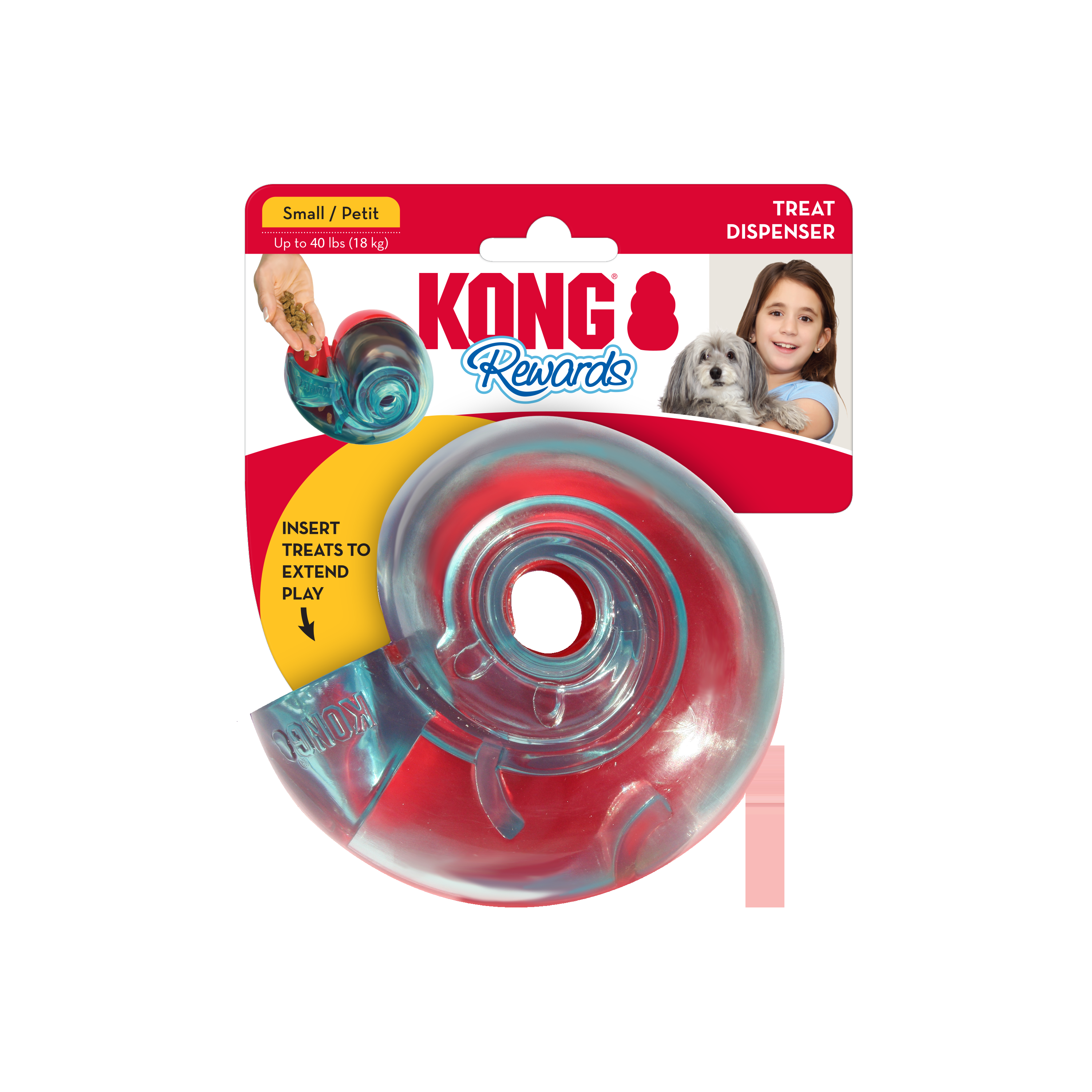 Kong Rewards Shell - Small snack dispenser for small dogs - Image 1