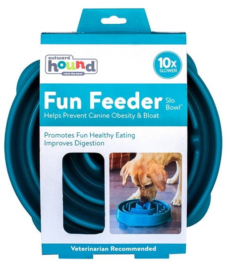 Outward Hound Fun Feeder Miska spowalniająca turkusowa [51002] - Image 3