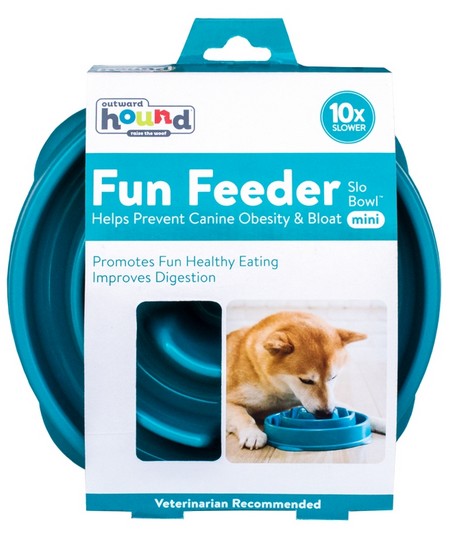Outward Hound Fun Feeder Mini Miska spowalniająca turkusowa [51006] - Image 2