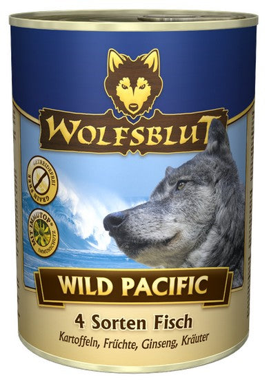 Wolfsblut Dog Wild Pacific – ryby i ziemniaki puszka 395g