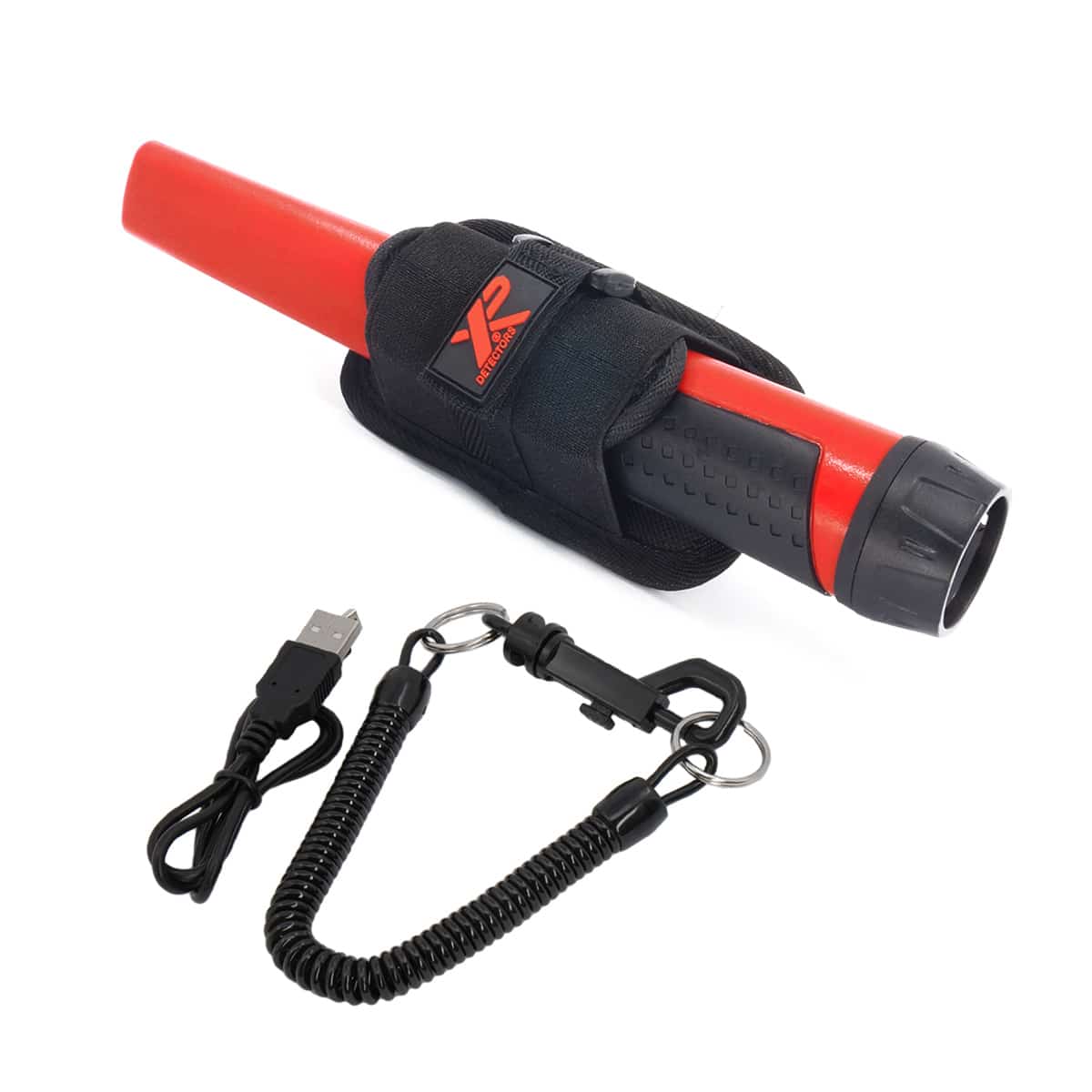 XP Deus MI-6 Waterproof Pinpointer Metal Detector with Holster & Lanyard - Image 2