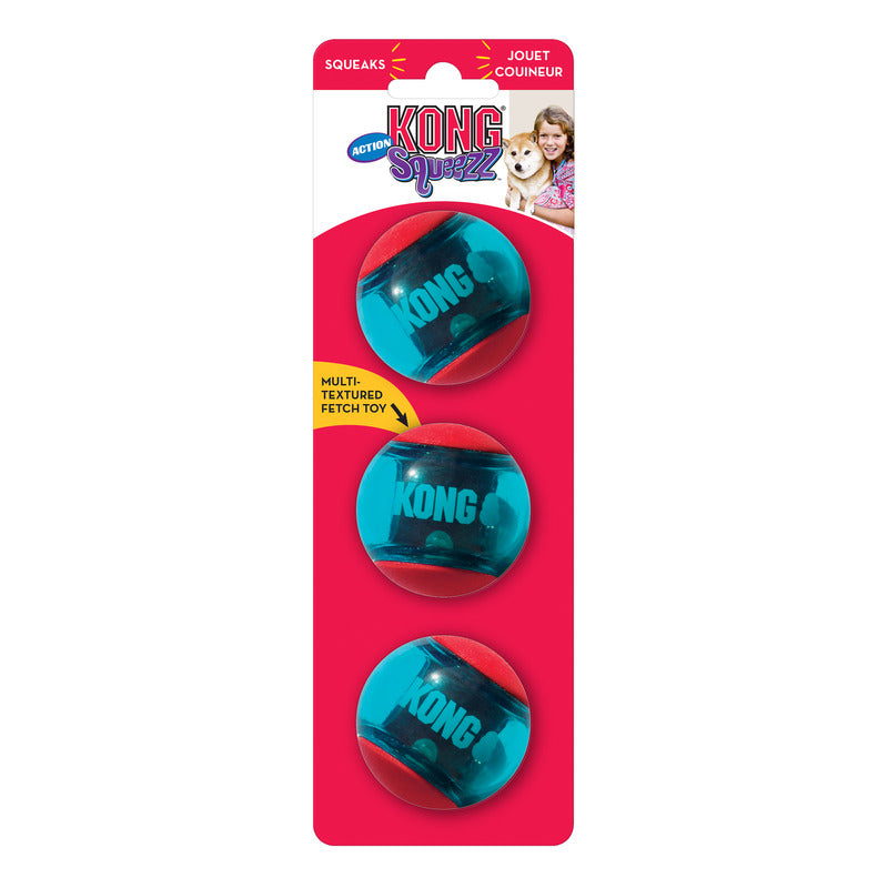 KONG Squeezz Action 3pk - Image 2