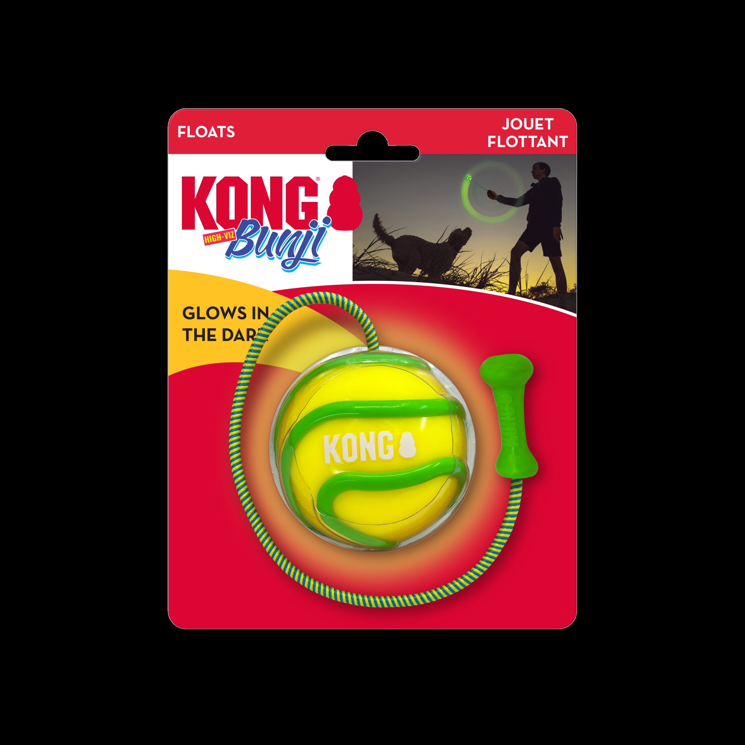 KONG Bunji High-Viz Ball Assorted - Image 2