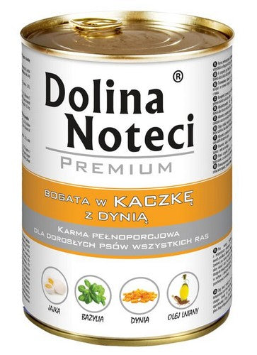 Dolina Noteci Premium Pies Kaczka i dynia puszka 400g - Image 2